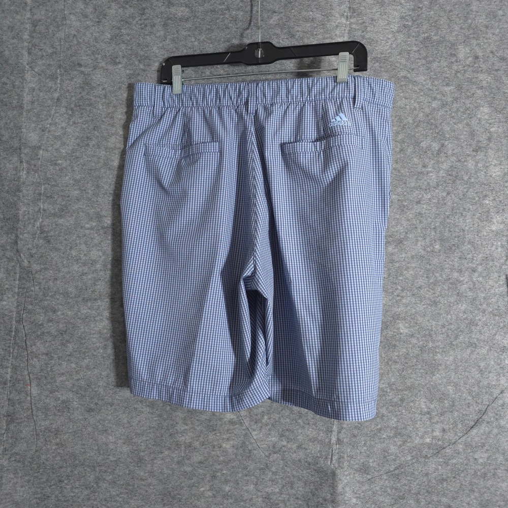 Adidas Golf Shorts Mens Size 36 Gingham Athletic Casual Lightweight Waistband‎ - Picture 2 of 15